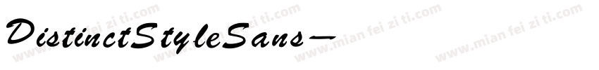 Distinct Style Sans字体转换